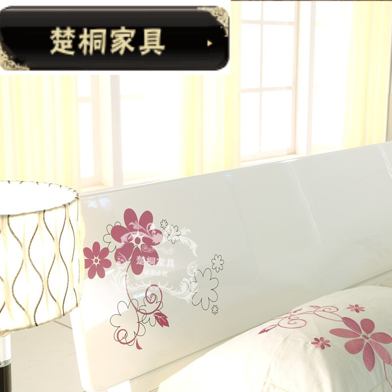 楚桐成套家具卧室套装全套家俬组合四件套板式床衣柜梳妆台 1.5床+2床头柜+1.8衣柜 单门
